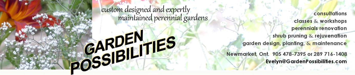 Garden Possibilities Home page header.